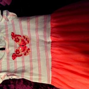 Orange Wonder nation butterfly dress